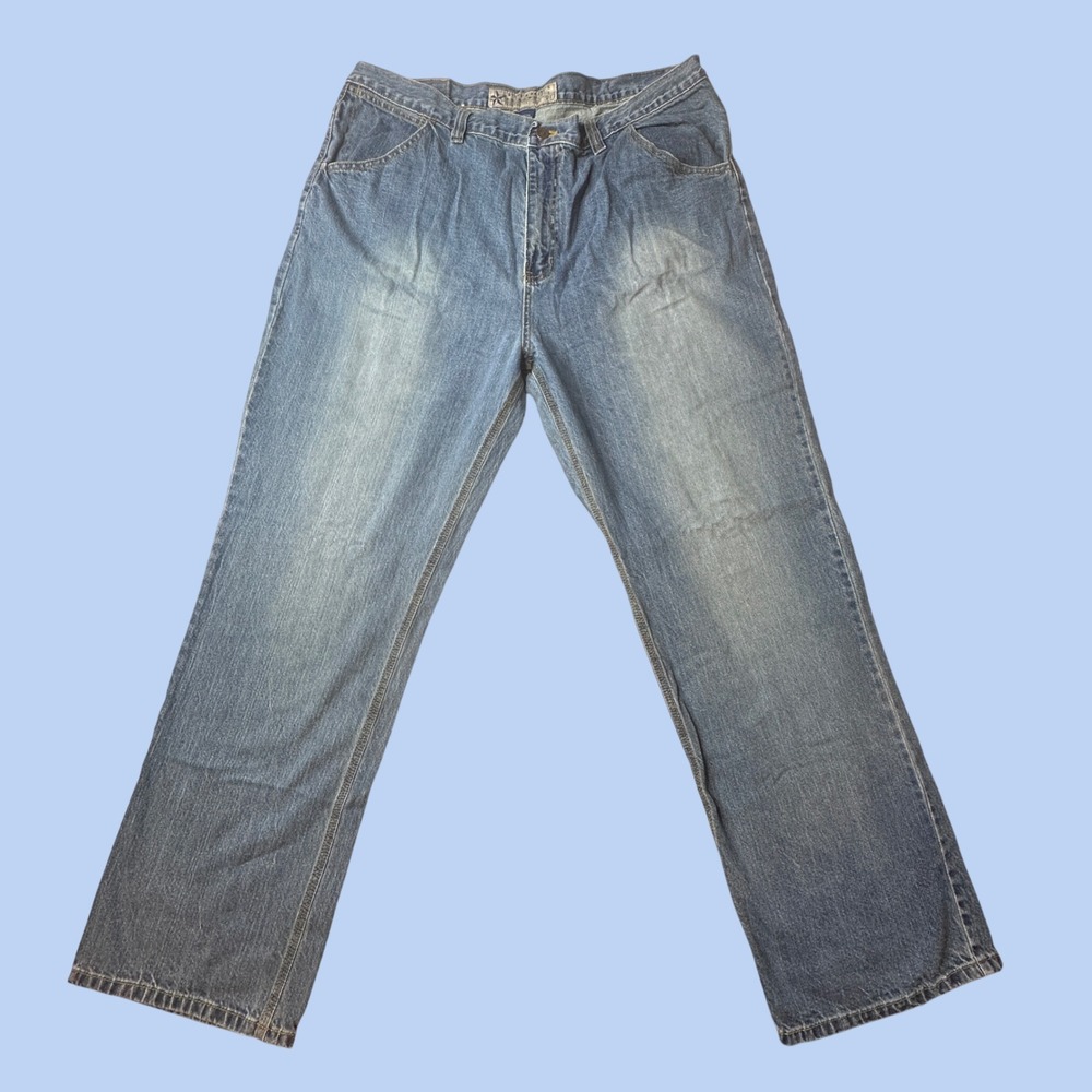 Vintage Steve & Barry's Jeans Mens 40x34 Blue Relaxed Straight Leg Denim Y2K